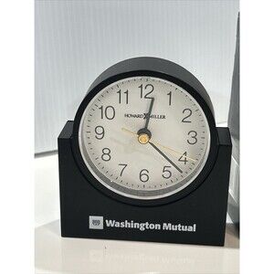 Vintage Howard Miller Advertising Clock Washington Mutual Promotional Gift
